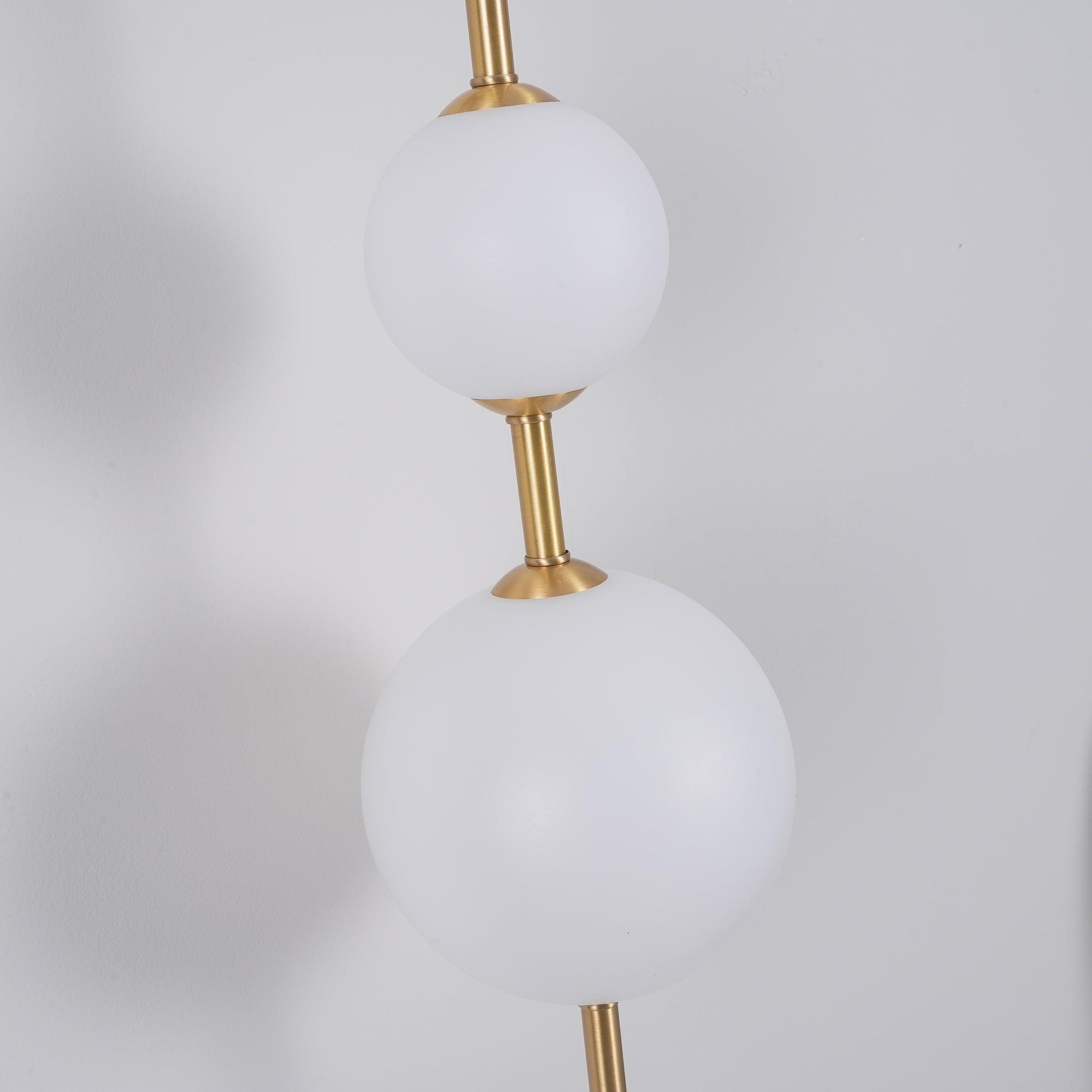Globe-Shaped Vertical Wall Sconce | Wall-Mounted