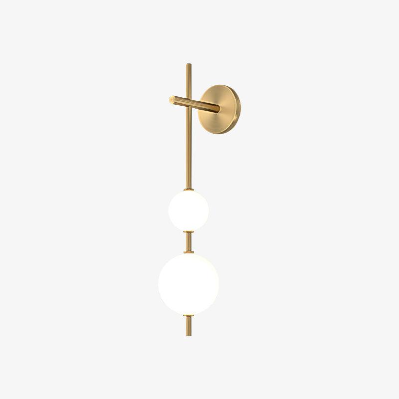 Globe-Shaped Vertical Wall Sconce | Wall-Mounted