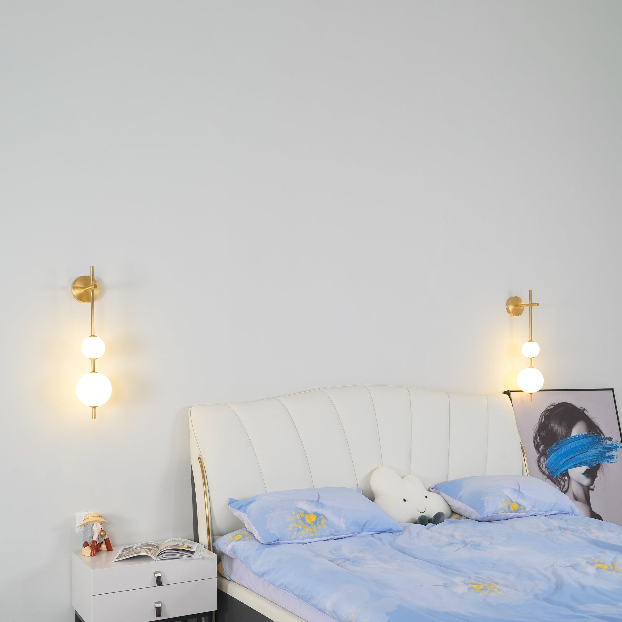 Globe-Shaped Vertical Wall Sconce | Wall-Mounted