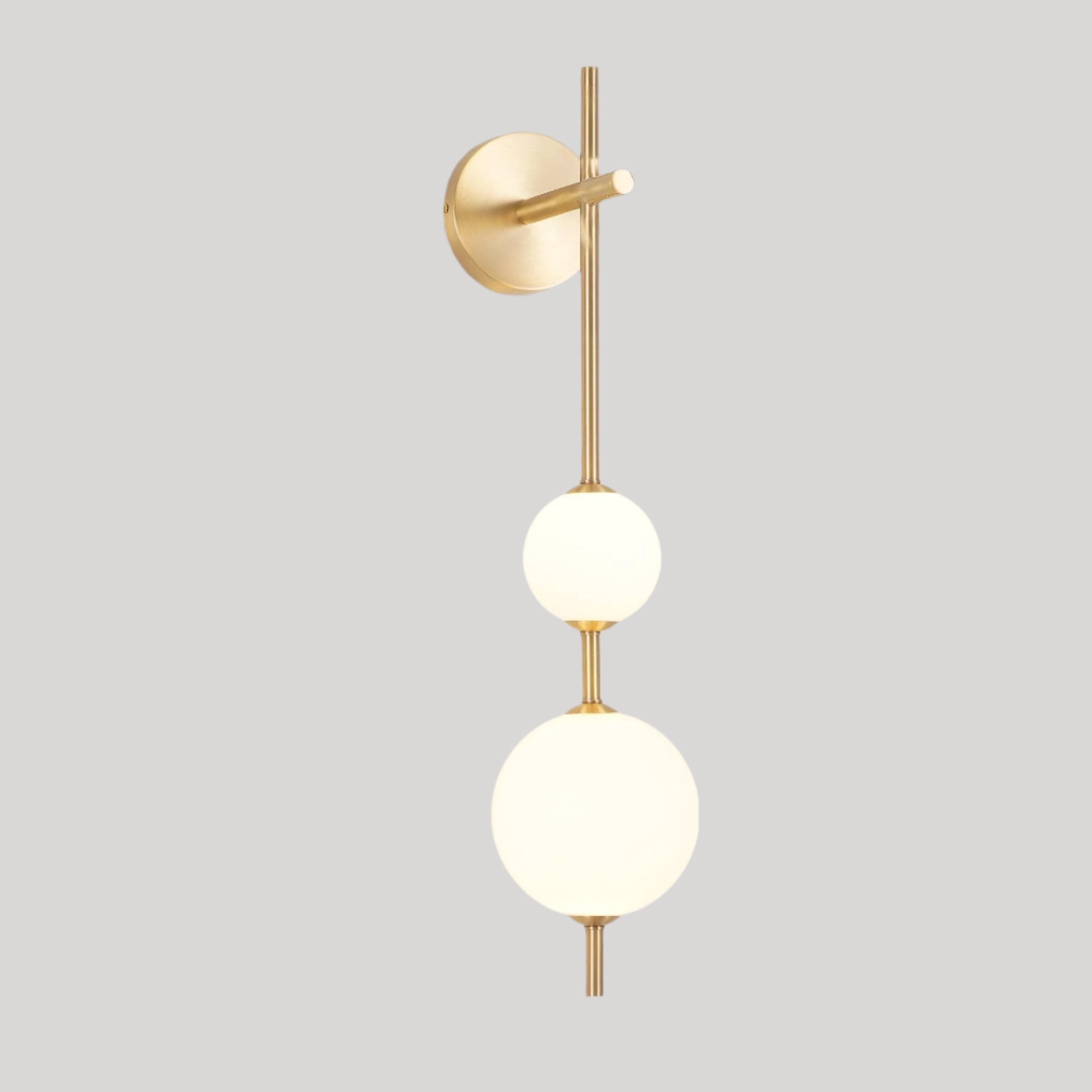 Globe-Shaped Vertical Wall Sconce | Wall-Mounted
