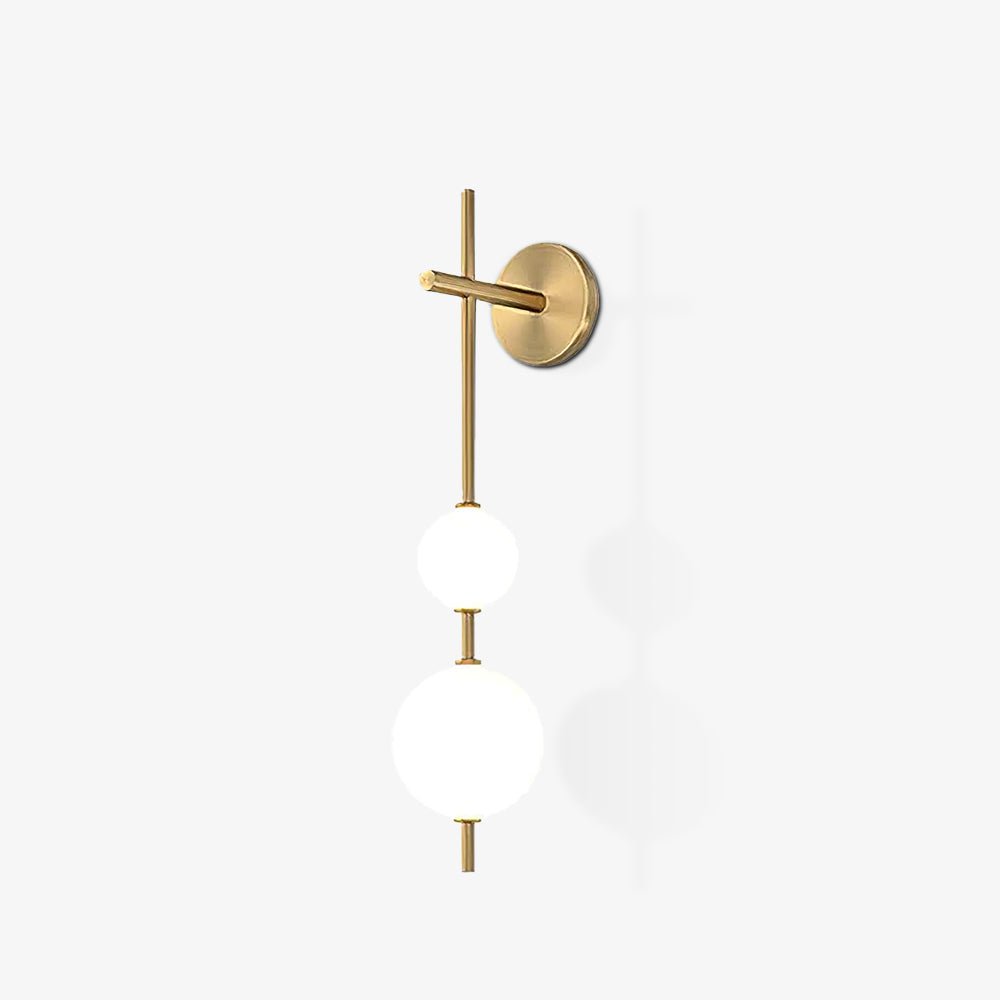 Globe-Shaped Vertical Wall Sconce | Wall-Mounted