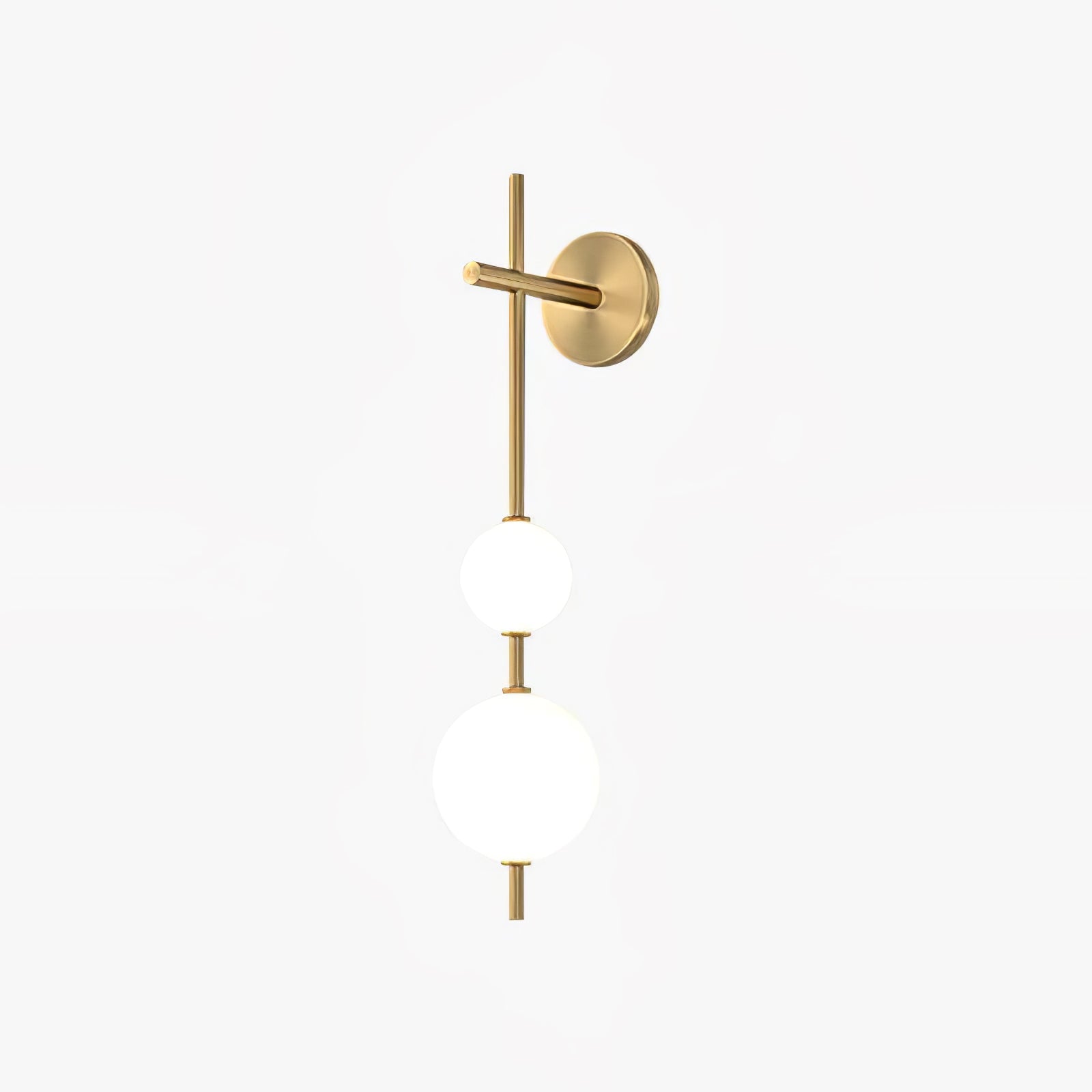 Globe-Shaped Vertical Wall Sconce | Wall-Mounted