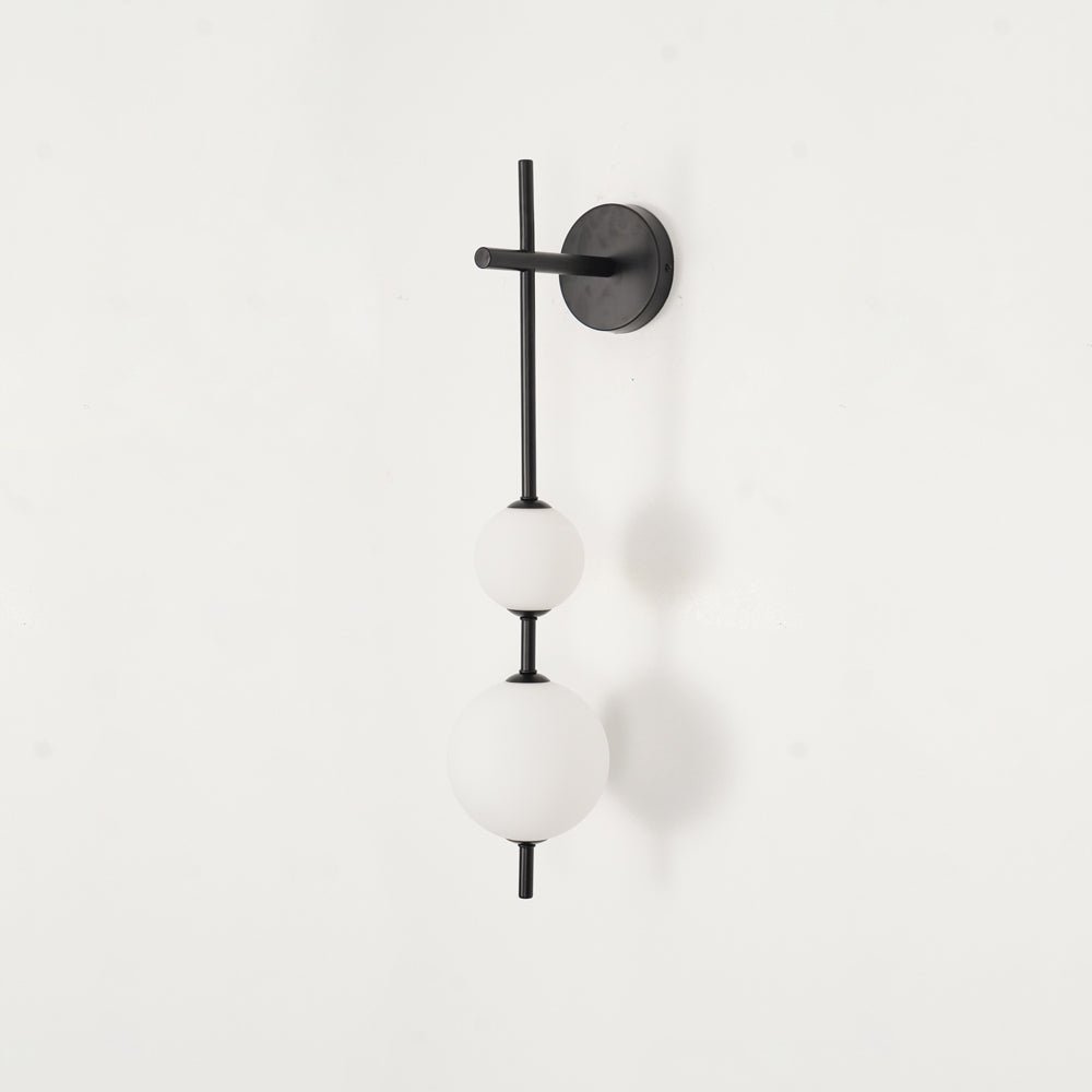 Globe-Shaped Vertical Wall Sconce | Wall-Mounted