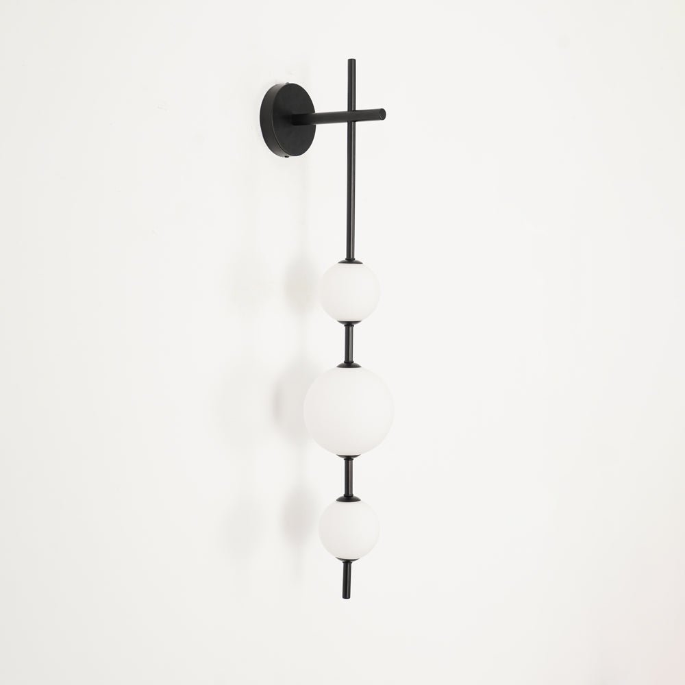 Globe-Shaped Vertical Wall Sconce | Wall-Mounted
