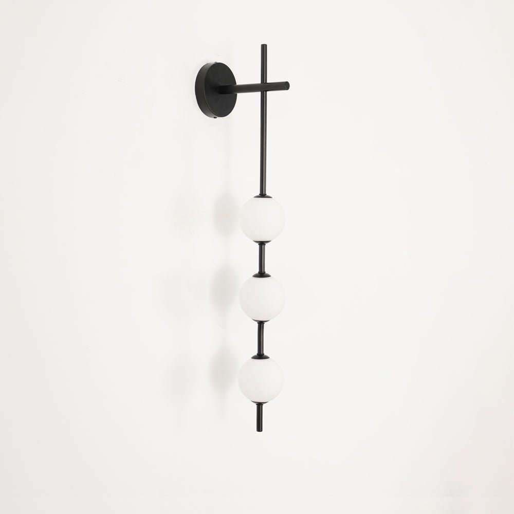 Globe-Shaped Vertical Wall Sconce | Wall-Mounted