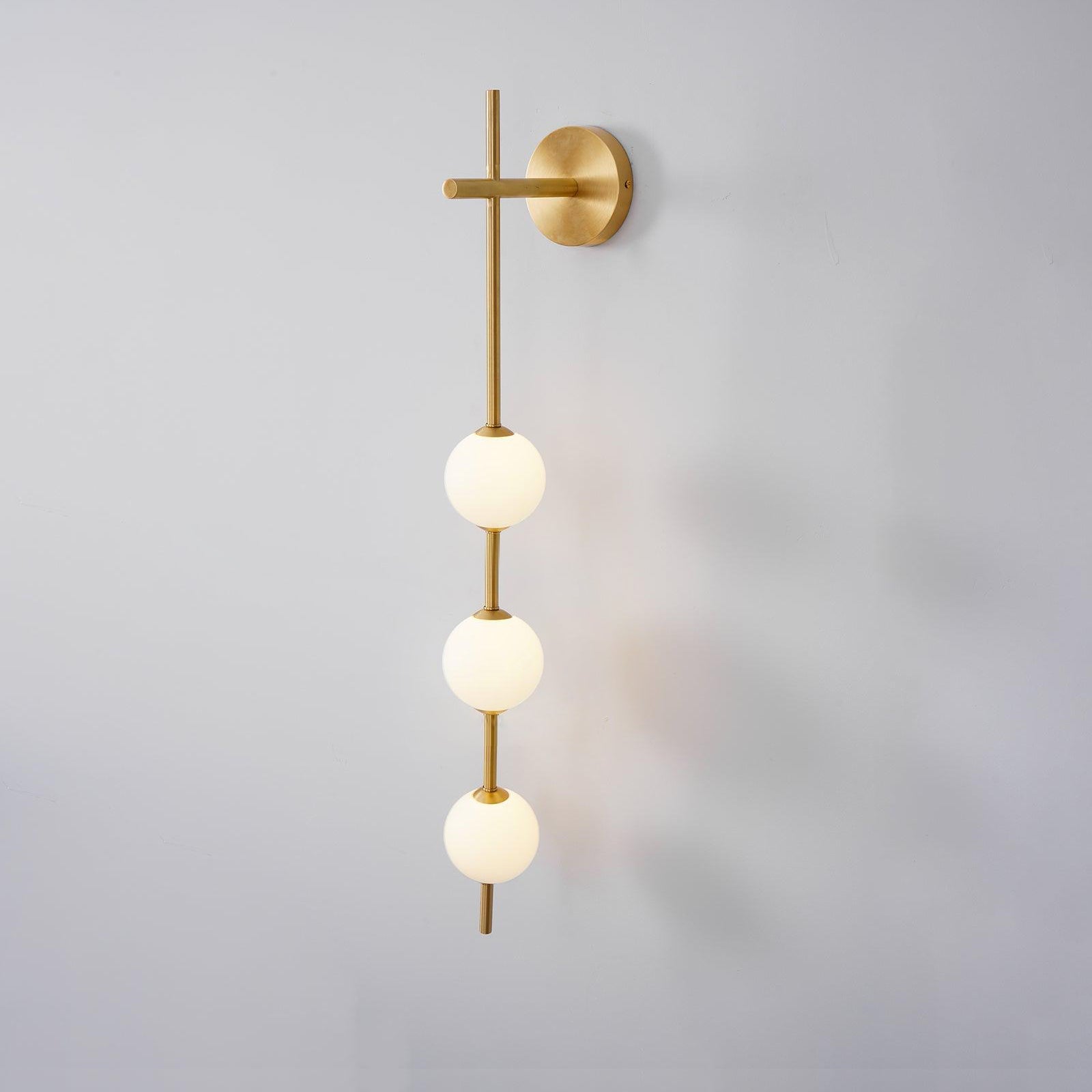 Globe-Shaped Vertical Wall Sconce | Wall-Mounted