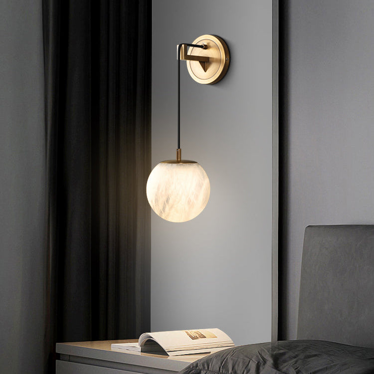 Wall-Mounted Sphere Marble Light | Indoor Lighting
