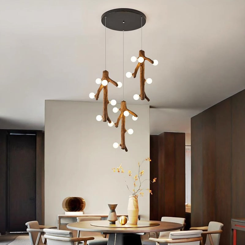 Modern Acrylic & Metal LED Chandelier – Living & Dining Lighting Fixture
