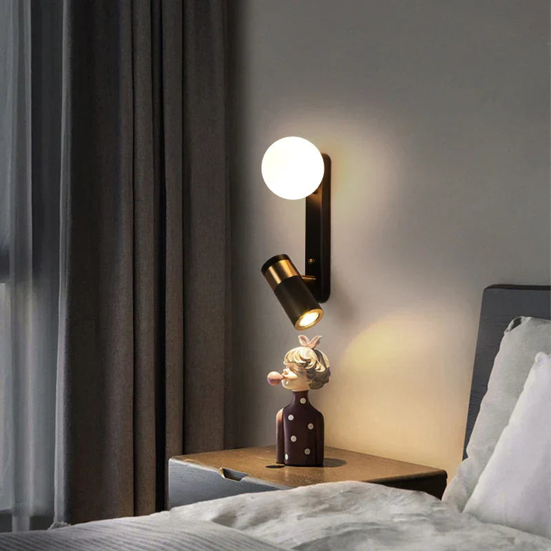 Bedroom Spotlight Wall Lamp | Minimalist Decor Lighting