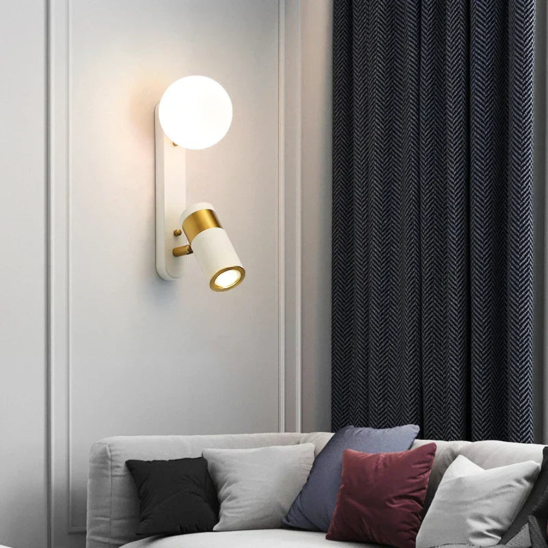 Bedroom Spotlight Wall Lamp | Minimalist Decor Lighting