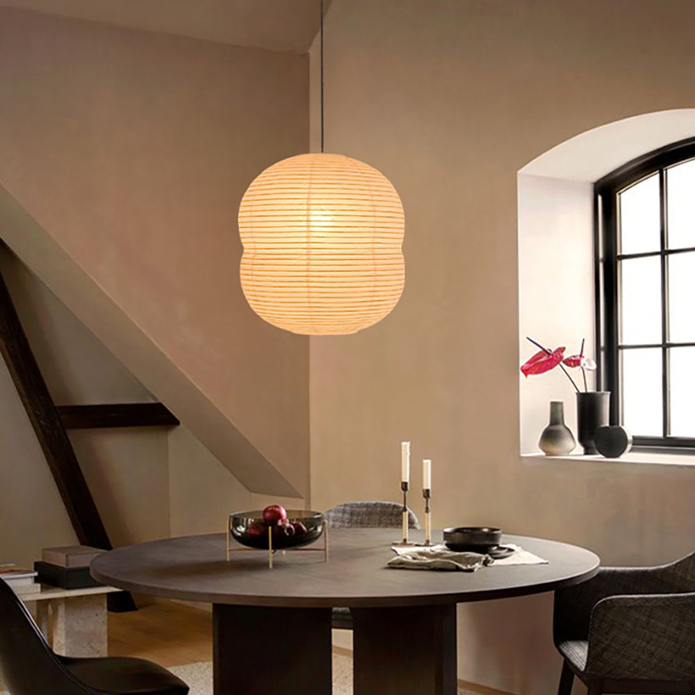 Washi Paper Hanging Lamp | Japanese-Style Mini Pendant