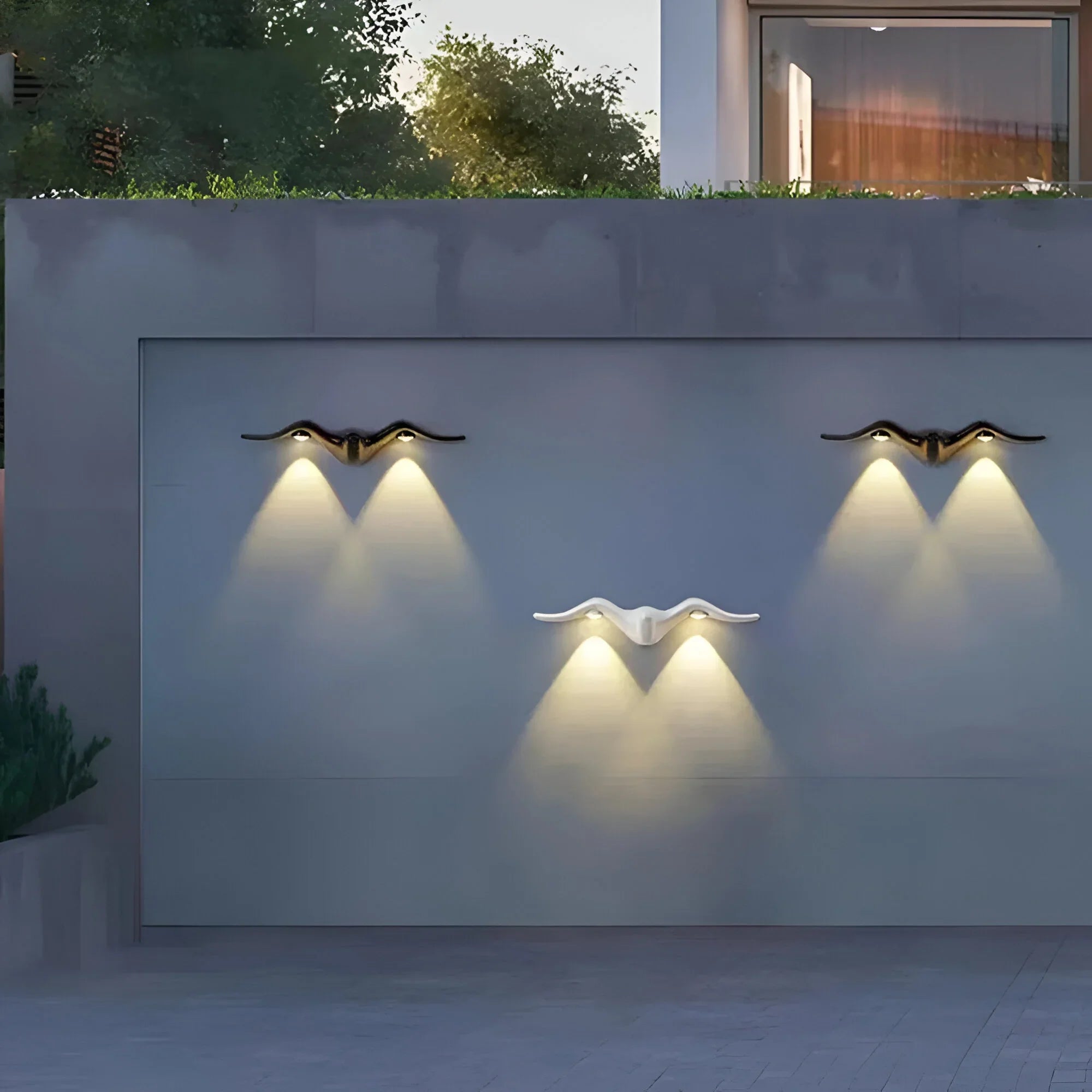 9W Wave-Shape Nordic LED Wall Light | Up & Down lighting