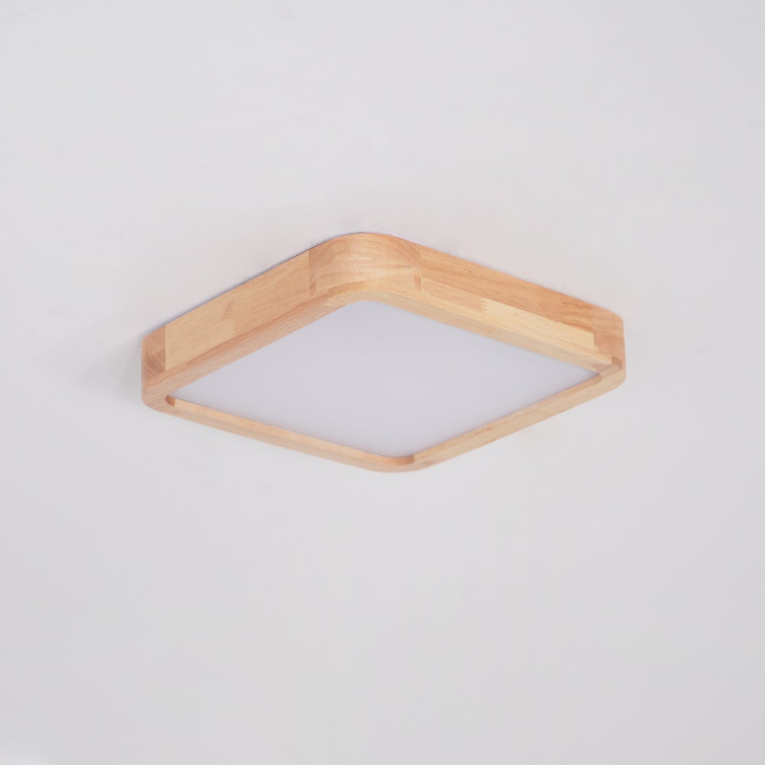 Scandinavian Wooden Ceiling Lamp - Geometric Design Home Lighting