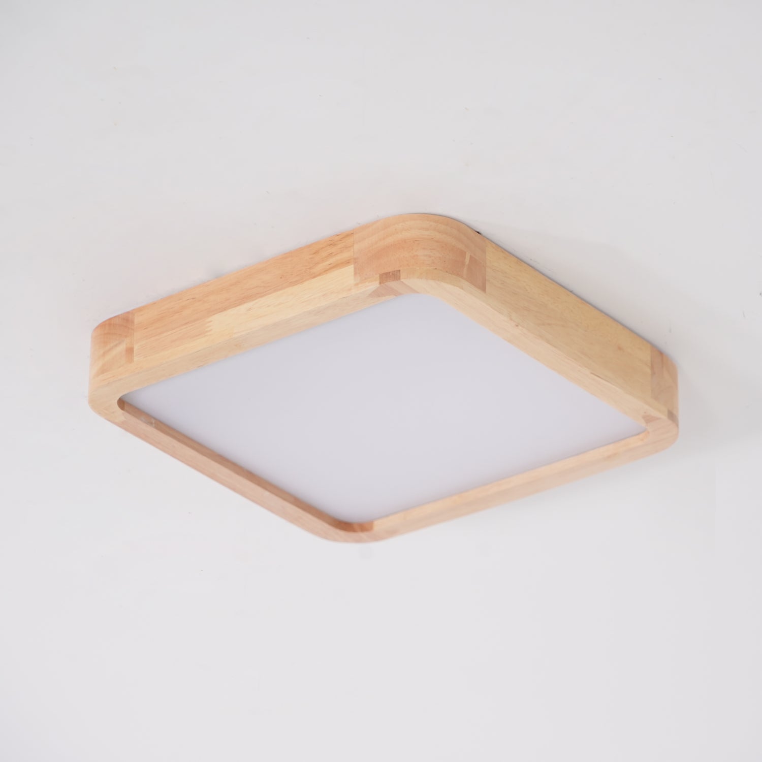 Scandinavian Wooden Ceiling Lamp - Geometric Design Home Lighting