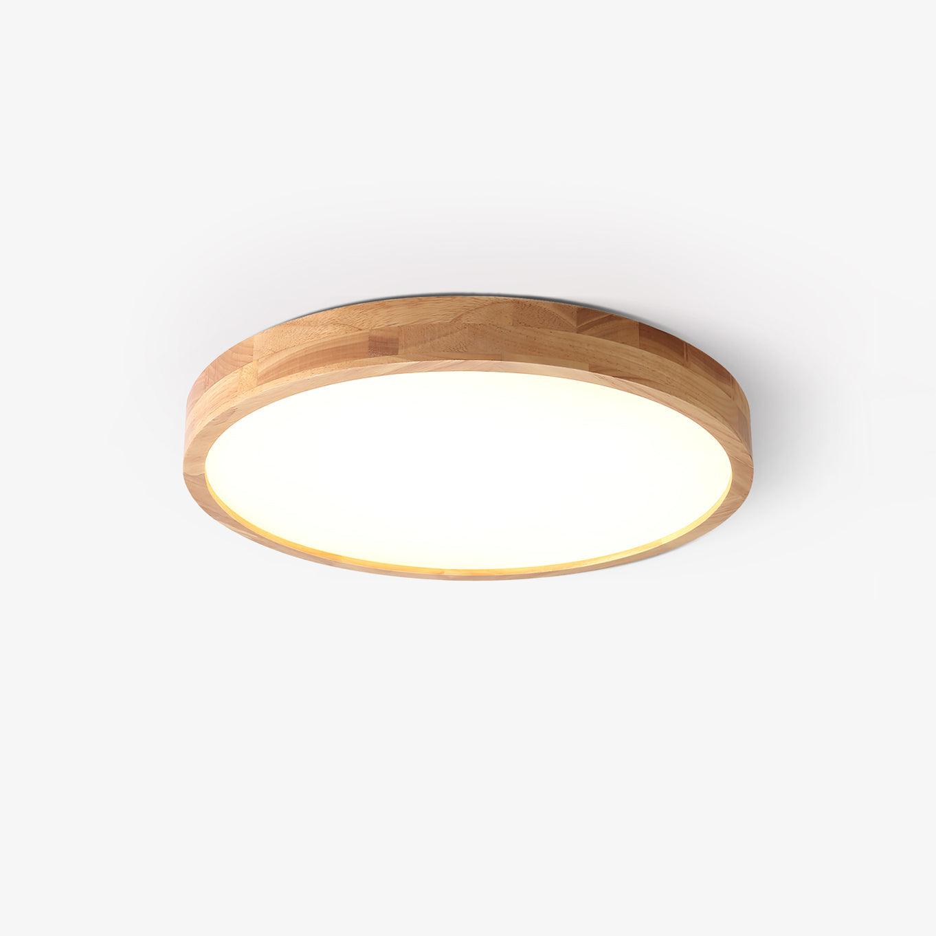 Scandinavian Wooden Ceiling Lamp - Geometric Design Home Lighting
