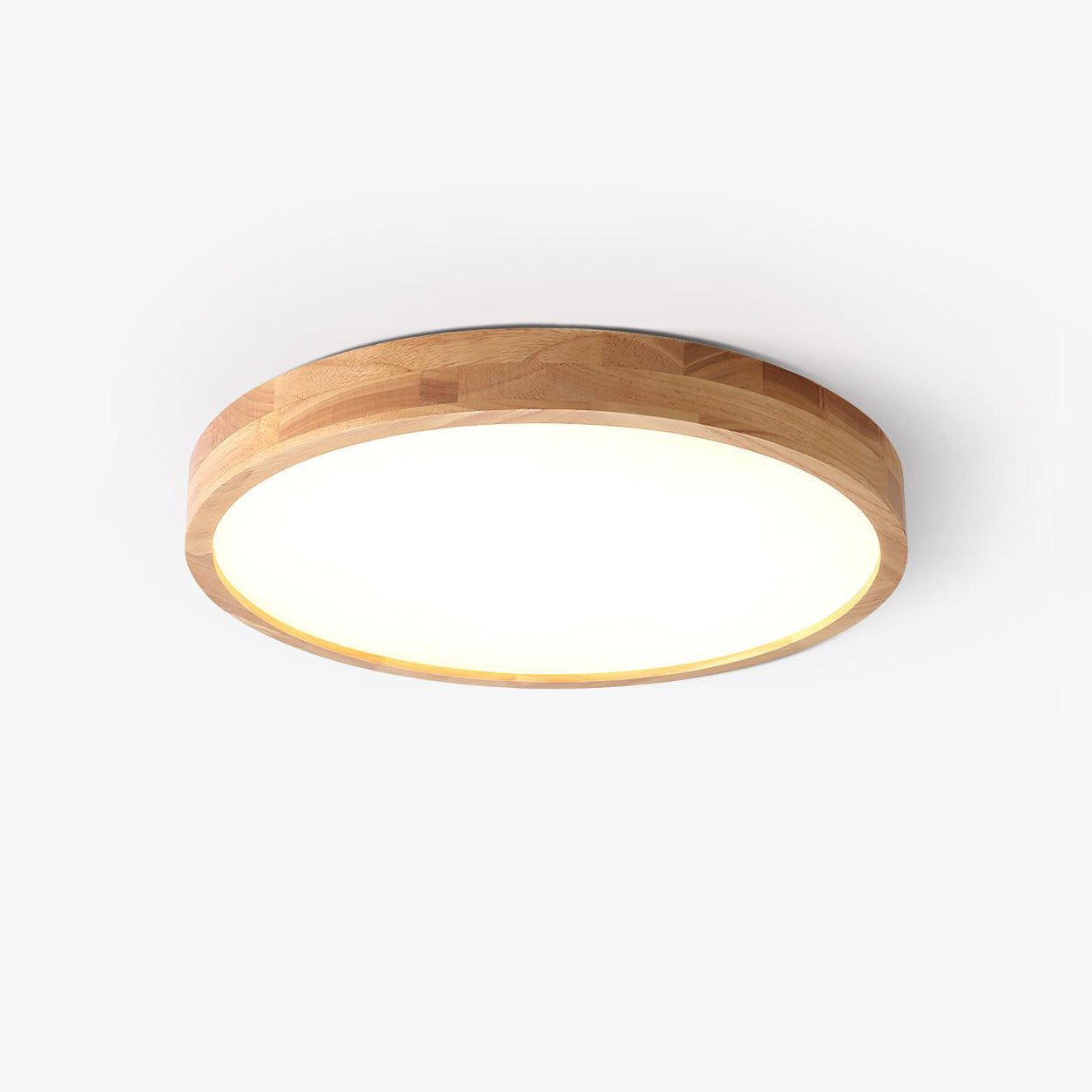 Scandinavian Wooden Ceiling Lamp - Geometric Design Home Lighting