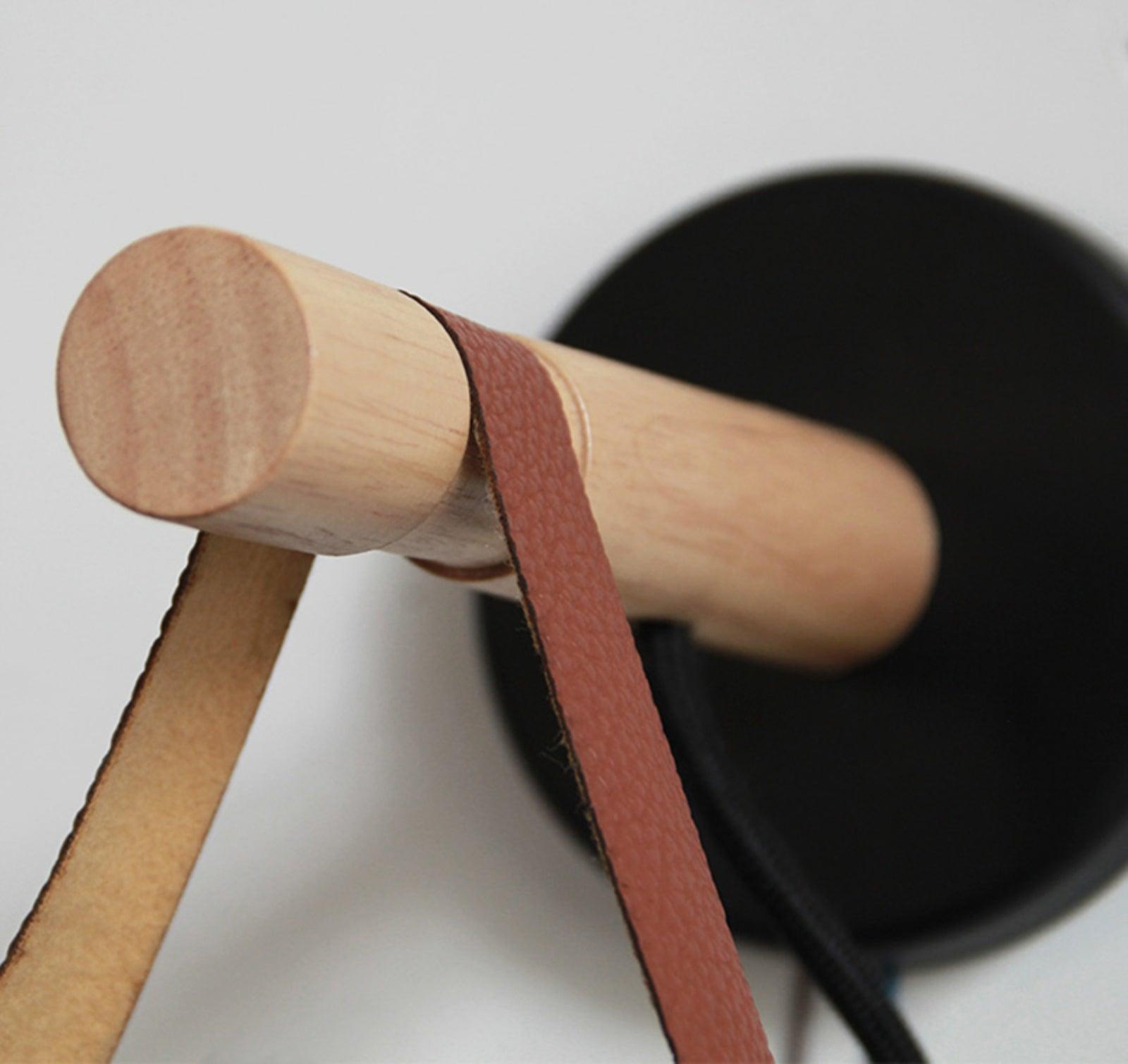 Wooden Cone Wall Sconce | Natural Wood Finish | Bedroom & Living Room