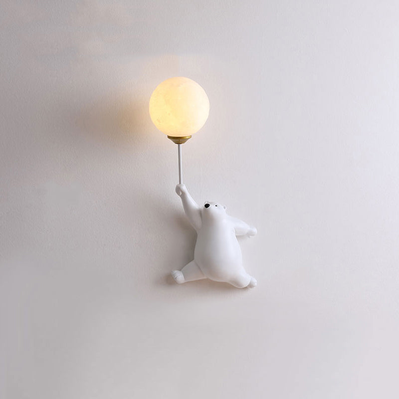 Bear Balloon Wall Sconce – Adorable Kids Room Light