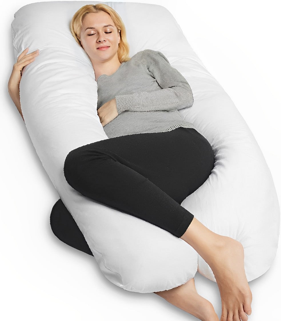 U-Shaped Pregnancy Sleeping Pillow - Full Body Maternity Support for Sleeping