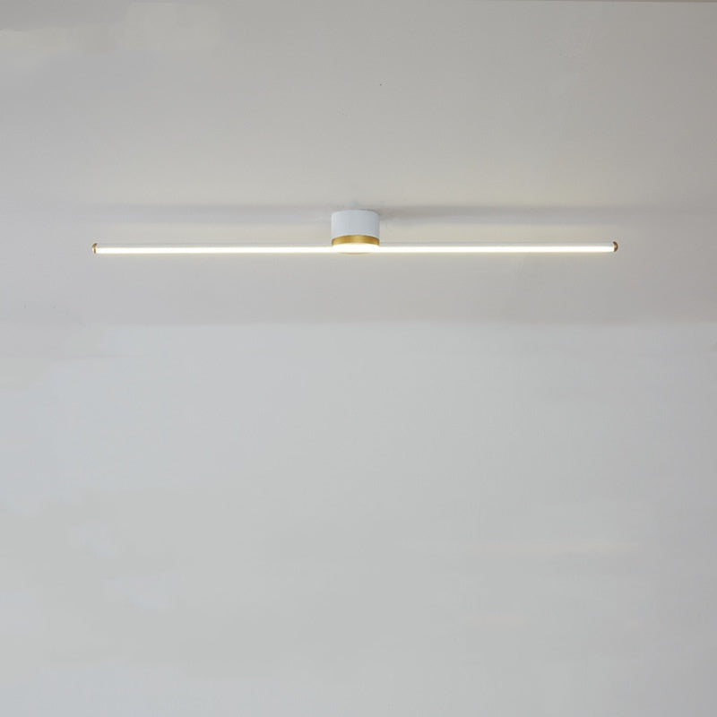 Slim Flush Mount LED Ceiling Light – Modern Linear Design