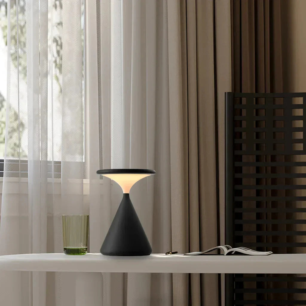Modern Cordless Hourglass Lamp