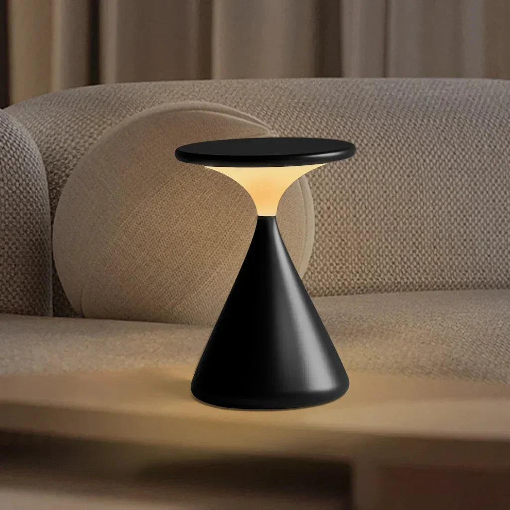 Modern Cordless Hourglass Lamp