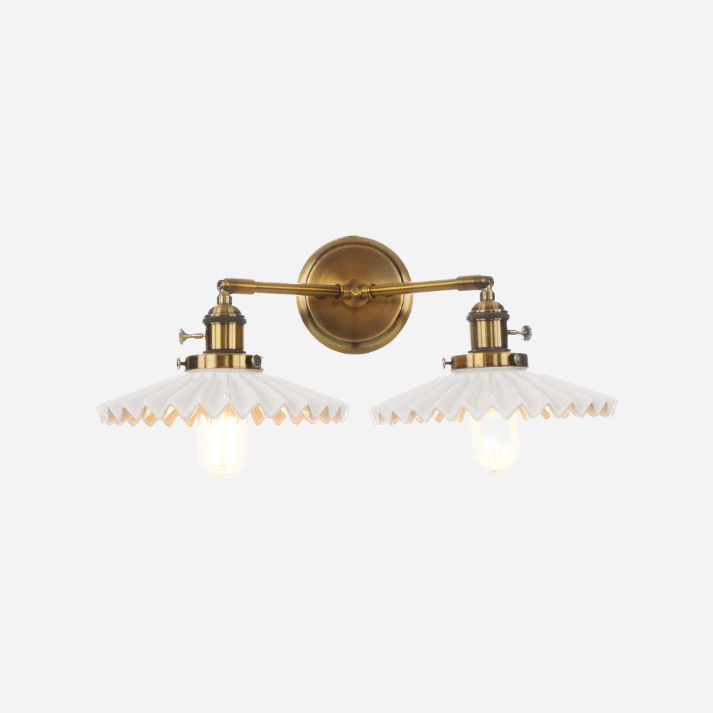 Double-Head Ceramic Lamp | Retro Style Antique Lighting