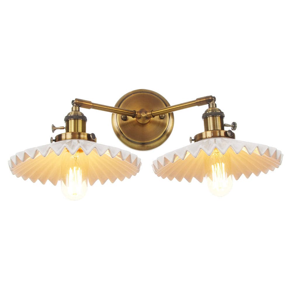 Double-Head Ceramic Lamp | Retro Style Antique Lighting