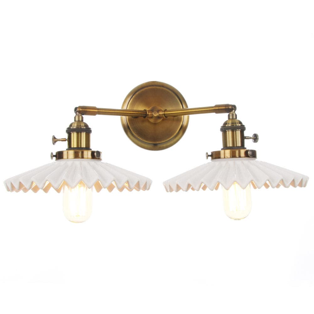 Double-Head Ceramic Lamp | Retro Style Antique Lighting