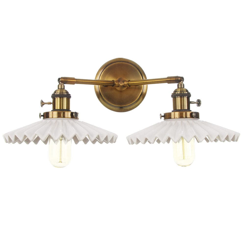 Double-Head Ceramic Lamp | Retro Style Antique Lighting