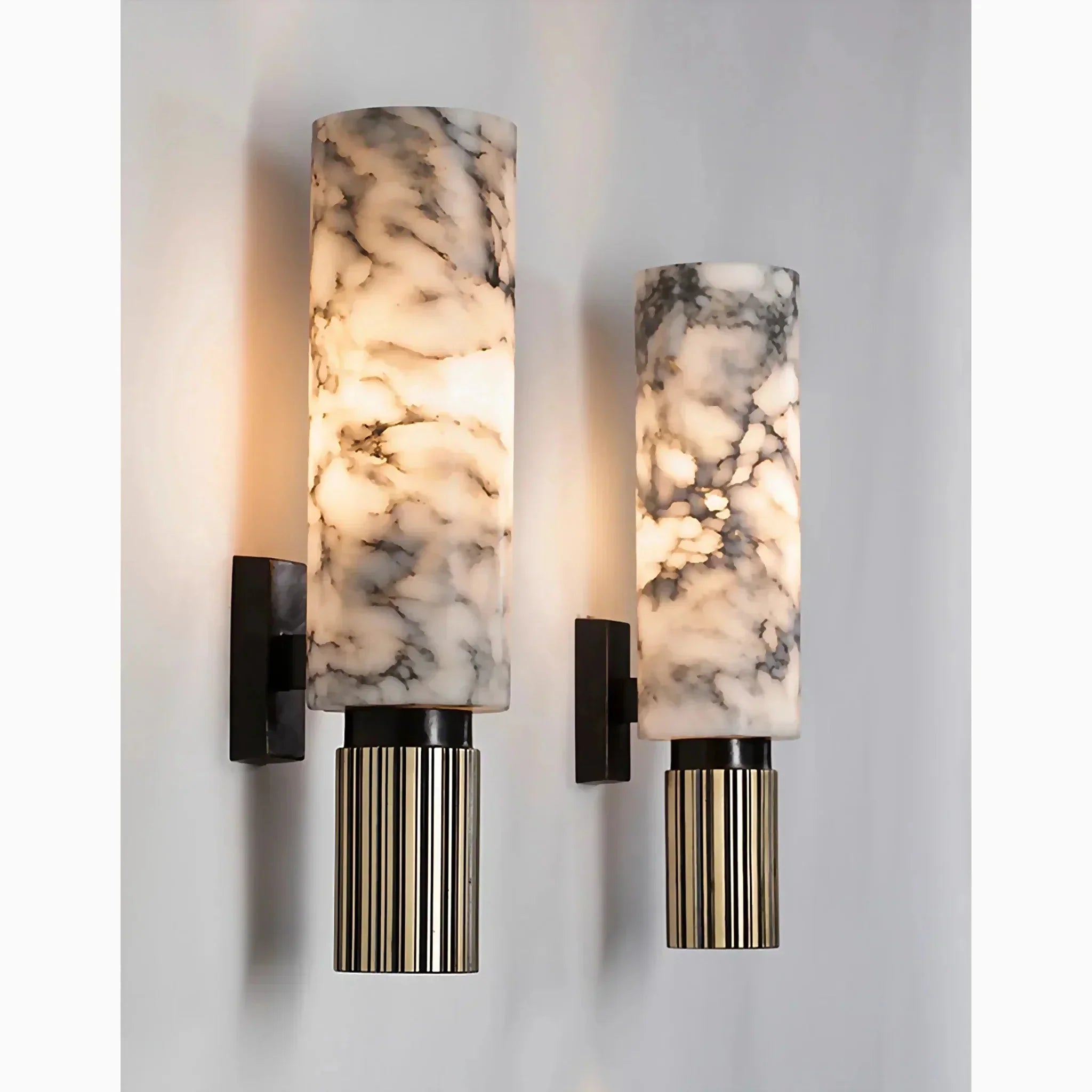 Marble Finish Wall-Mounted Lamp