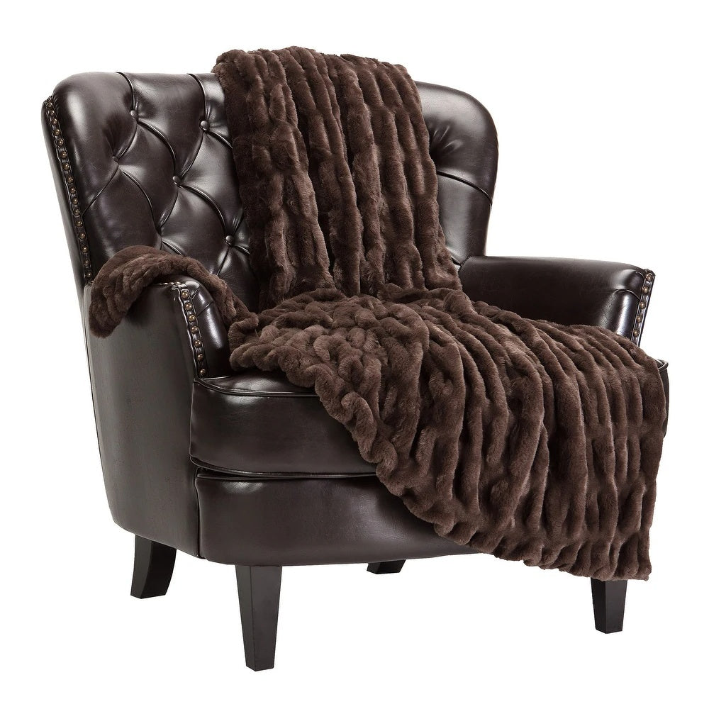 Elegant Faux Fur Blanket