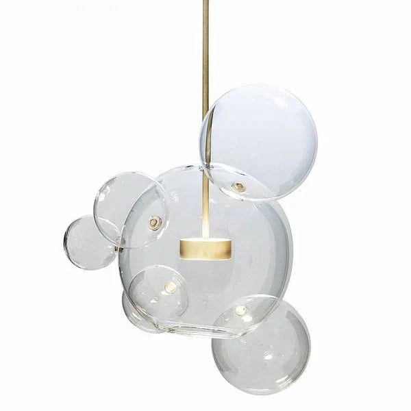 Bubble Glass Globe Chandelier | Metal & Glass Pendant Light