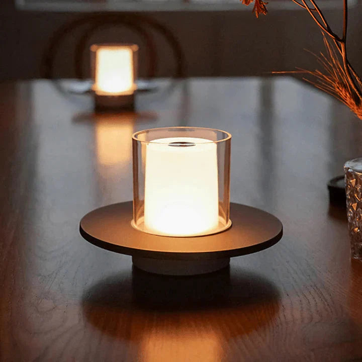 Contemporary LED Induction Candle Table Lamp