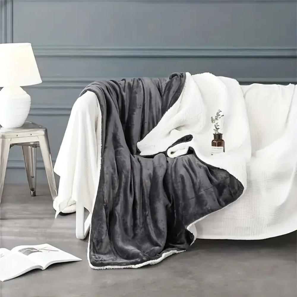Dual-Sided Cloud Soft Blanket