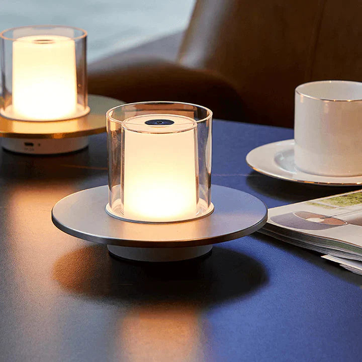 Contemporary LED Induction Candle Table Lamp
