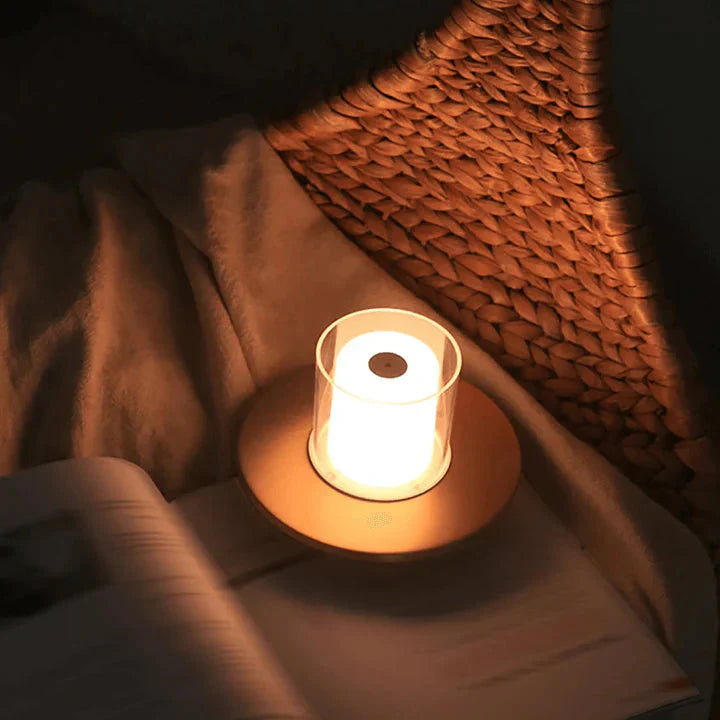 Contemporary LED Induction Candle Table Lamp
