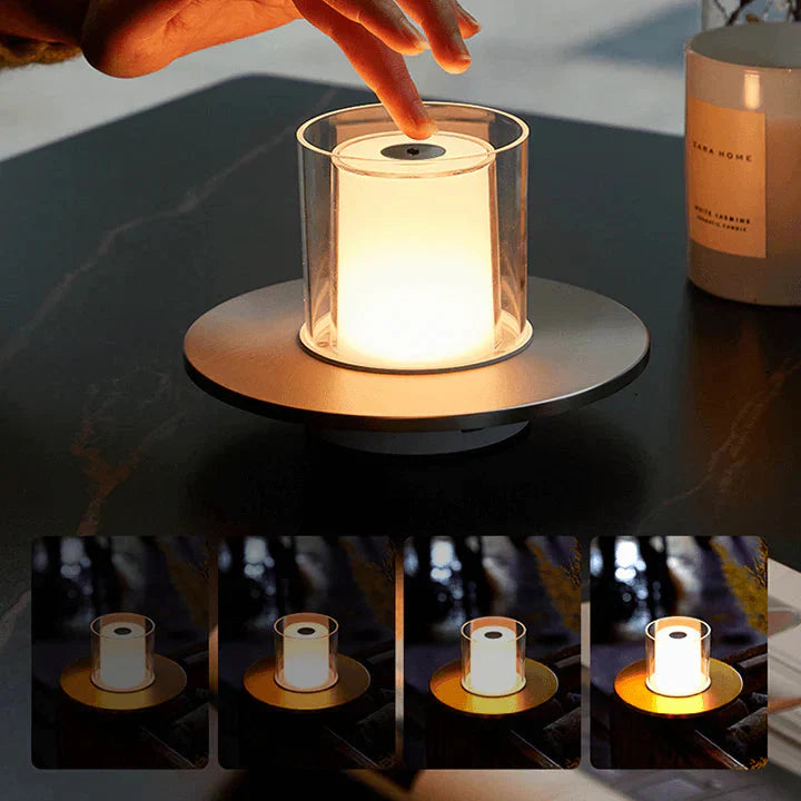 Contemporary LED Induction Candle Table Lamp