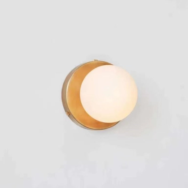 Minimalist Globe Wall Light – G9 LED Compatible Lamp