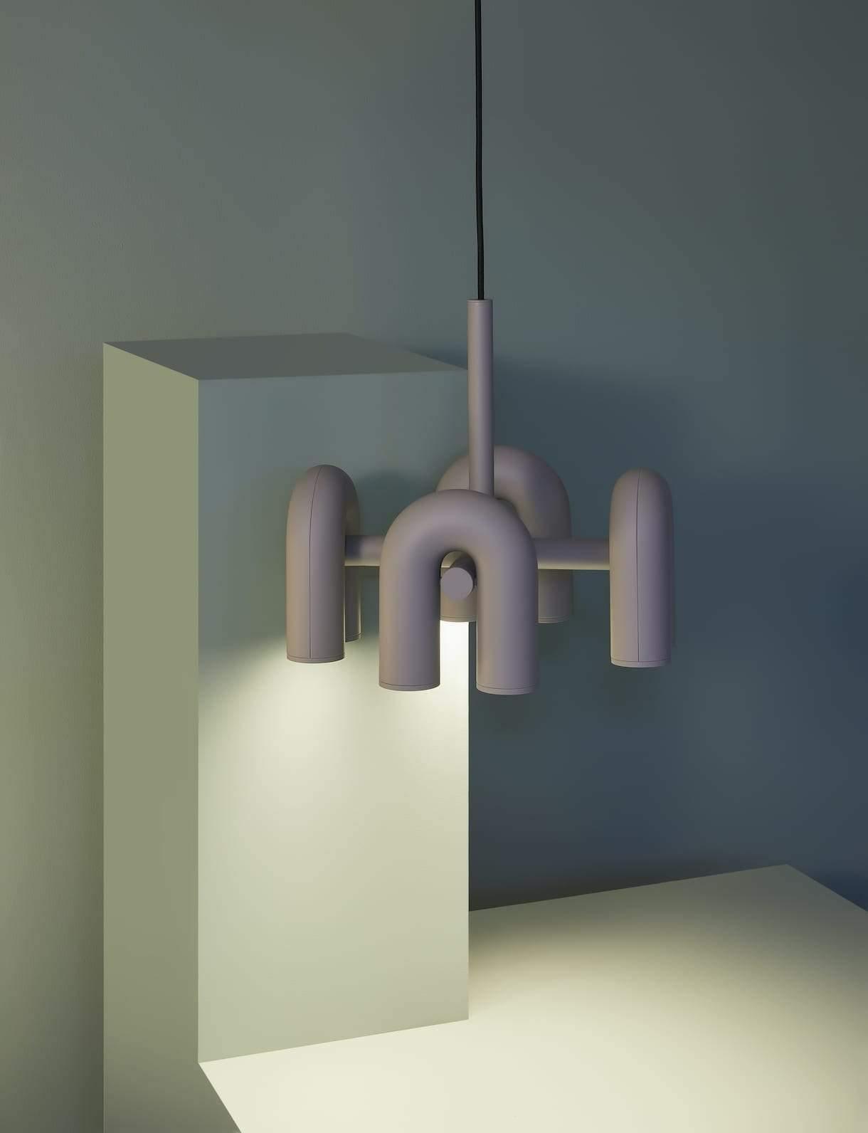 Contemporary Cirkus Chandelier – Sculptural U-Shaped Ceiling Light