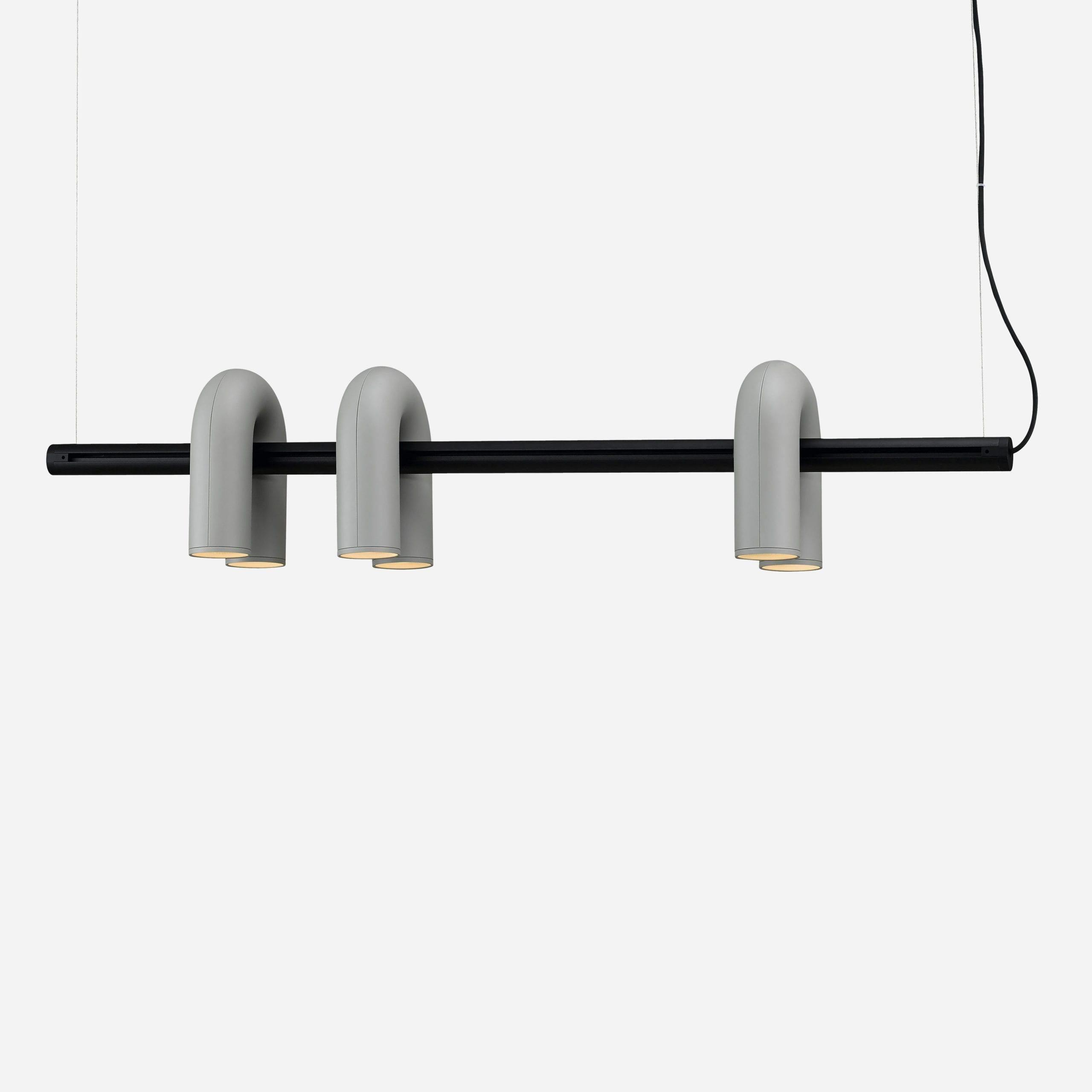 Contemporary Cirkus Chandelier – Sculptural U-Shaped Ceiling Light