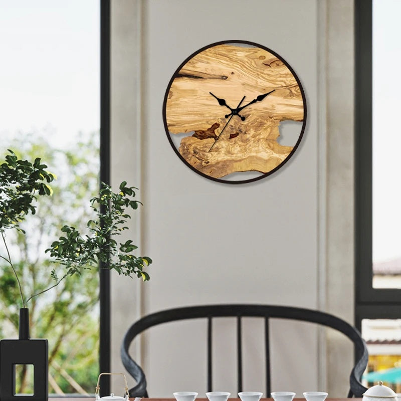 Clear Wall Clock | Sleek Accent
