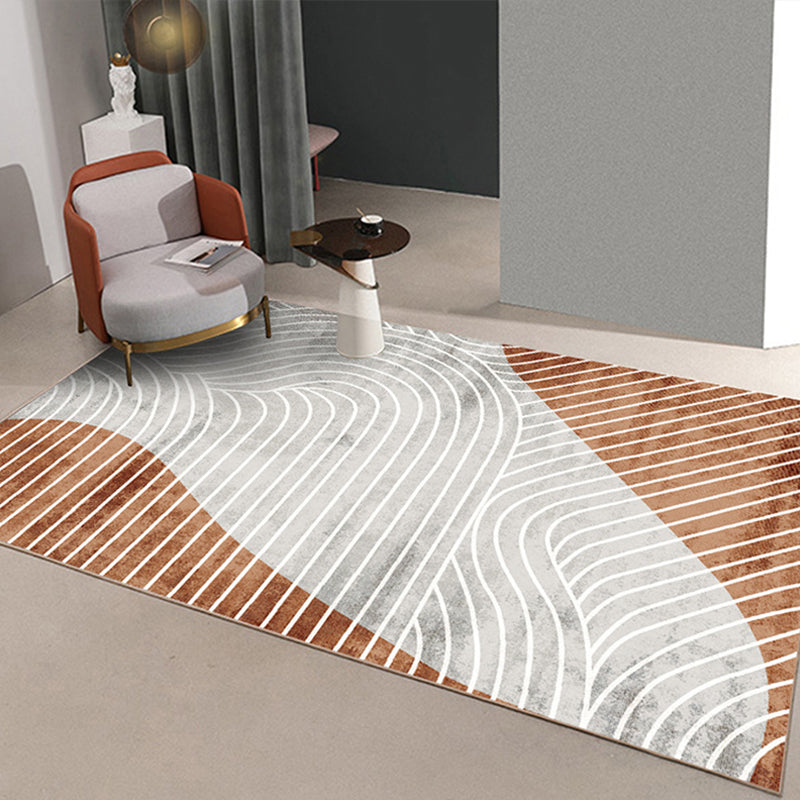 Vintage Stripe Pattern Living Room Rug