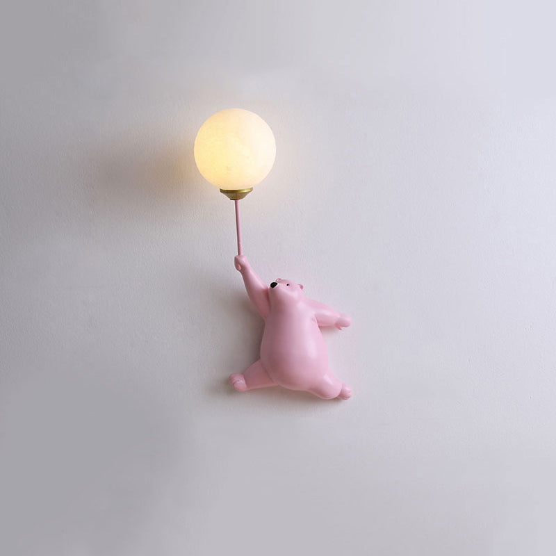 Bear Balloon Wall Sconce – Adorable Kids Room Light