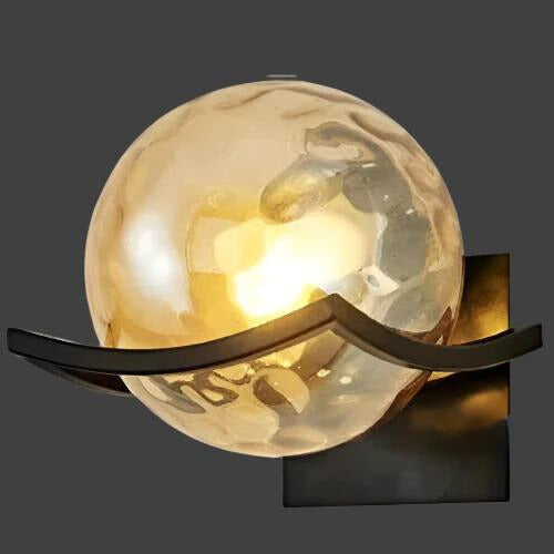 Clear Glass LED Wall Light | Wall-Mounted