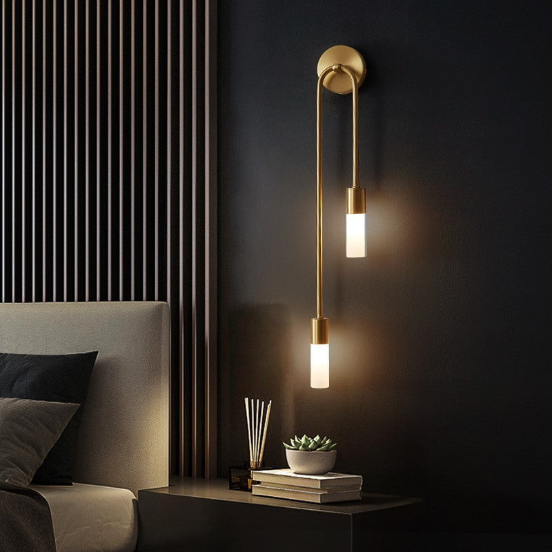 Dual-Glow LED Wall Lamp for Bedside | Modern Night Light Fixture