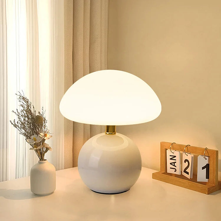 Soft Tone Mushroom Table Light - Atelier Dubois Paris