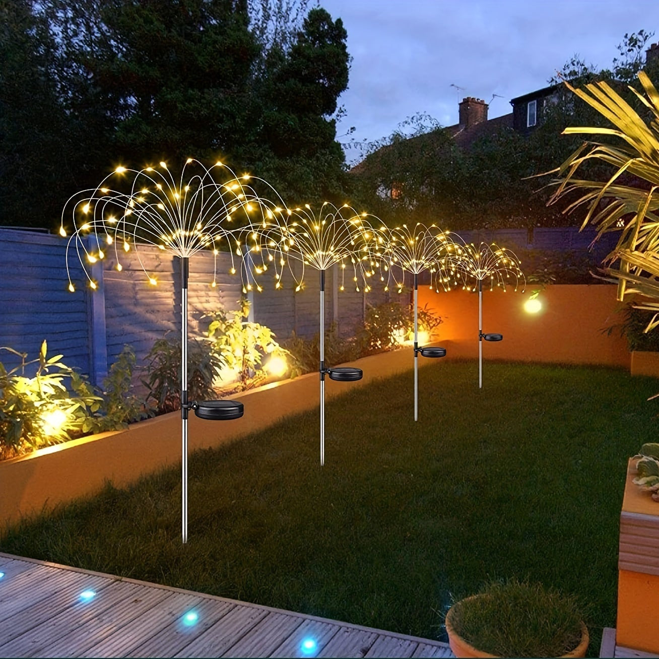 Solar Twinkling Fairy Lights with 8 Lighting Modes | Outdoor Christmas Light