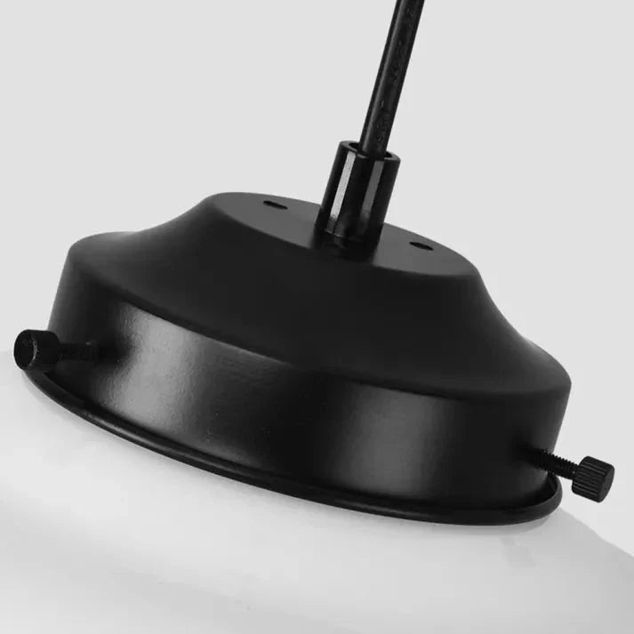 Geometric Pendant Lamp | Frosted White Glass Shade