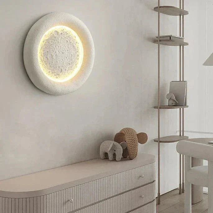 Modern Crescent Moon Wall Lamp | Soft Light